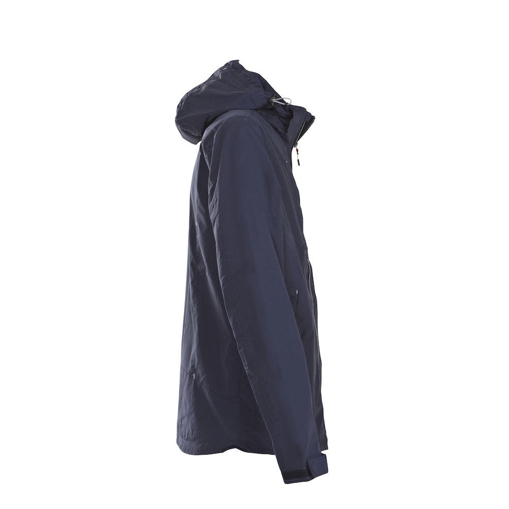 Navy - Side - Printer Mens Flat Track Jacket