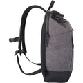 Anthracite Melange - Side - Clique Melange Roll Up Backpack