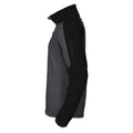 Grey-Black - Side - Projob Mens Functional Jacket