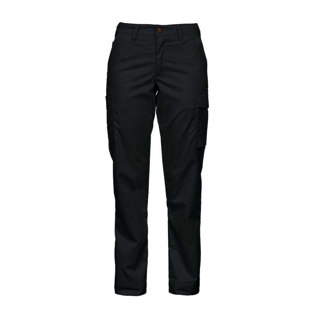 Black - Front - Projob Womens-Ladies Work Trousers