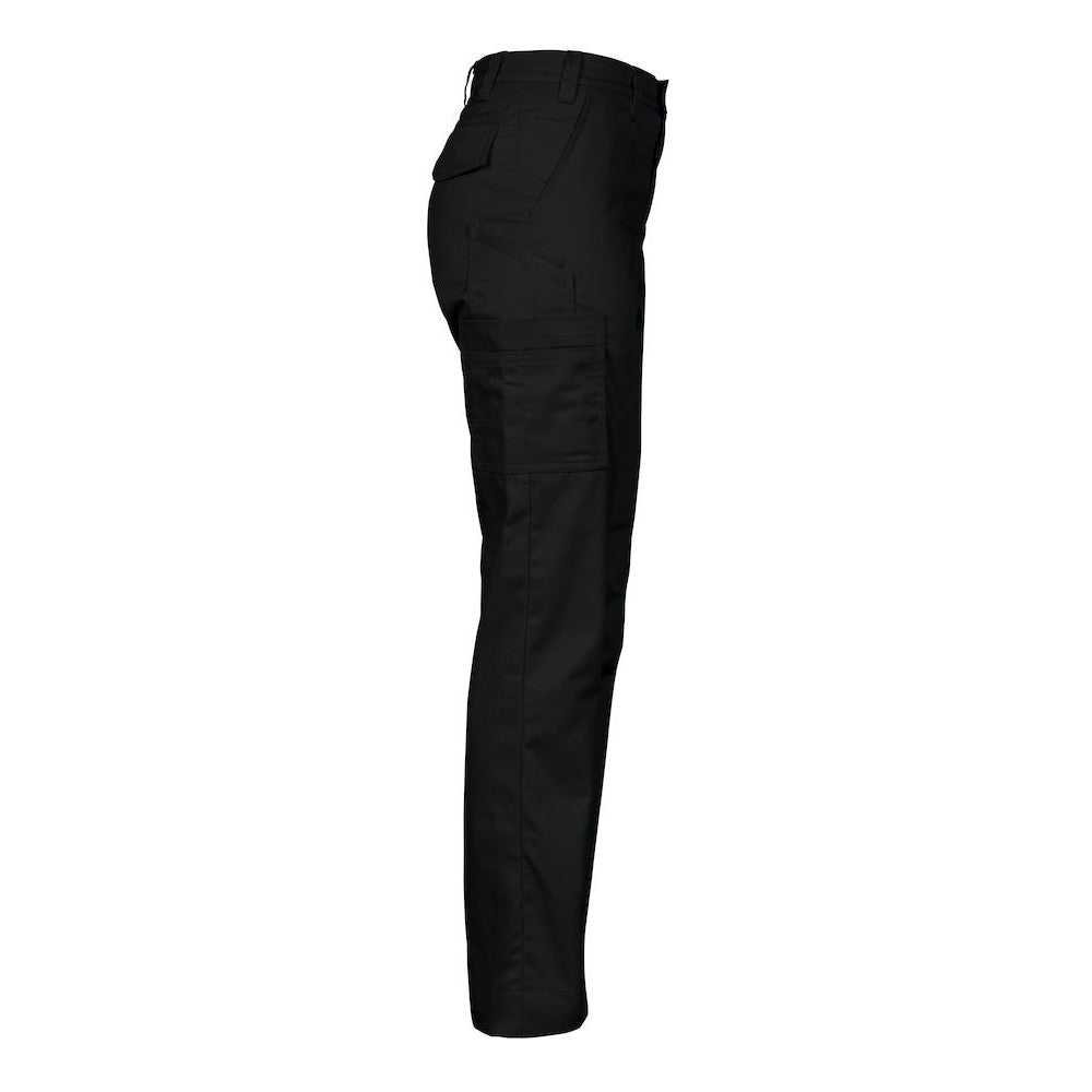Black - Side - Projob Womens-Ladies Work Trousers