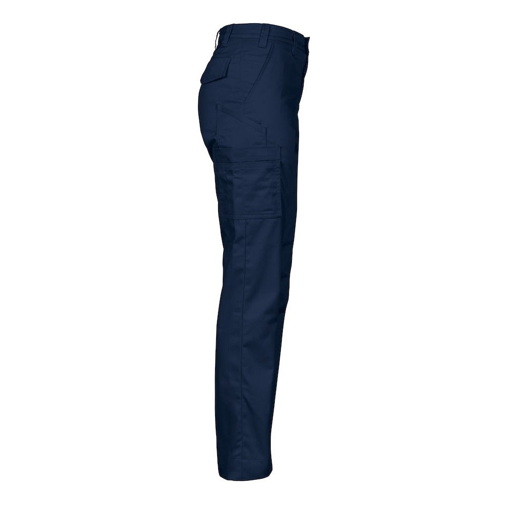 Navy - Side - Projob Womens-Ladies Work Trousers