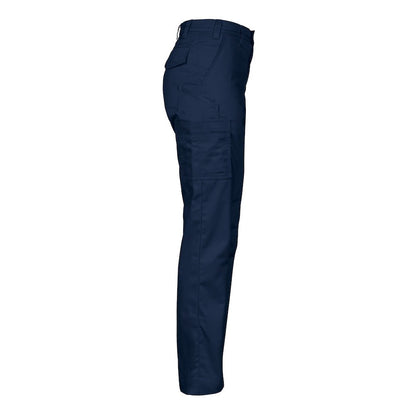 Navy - Side - Projob Womens-Ladies Work Trousers