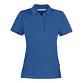Petrol - Front - James Harvest Womens-Ladies Neptune Polo Shirt
