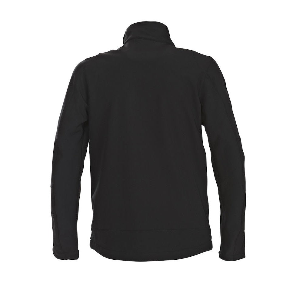 Black - Back - Printer Mens Trial Soft Shell Jacket