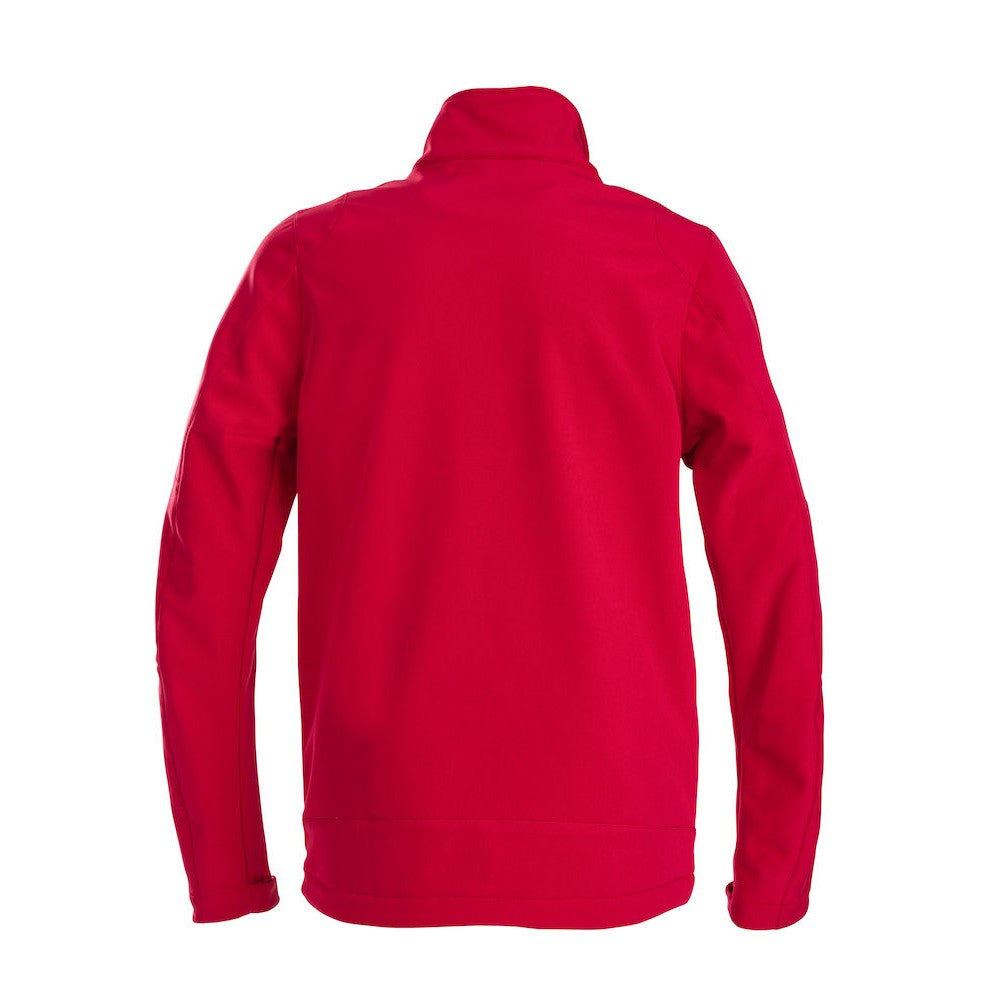 Red - Back - Printer Mens Trial Soft Shell Jacket