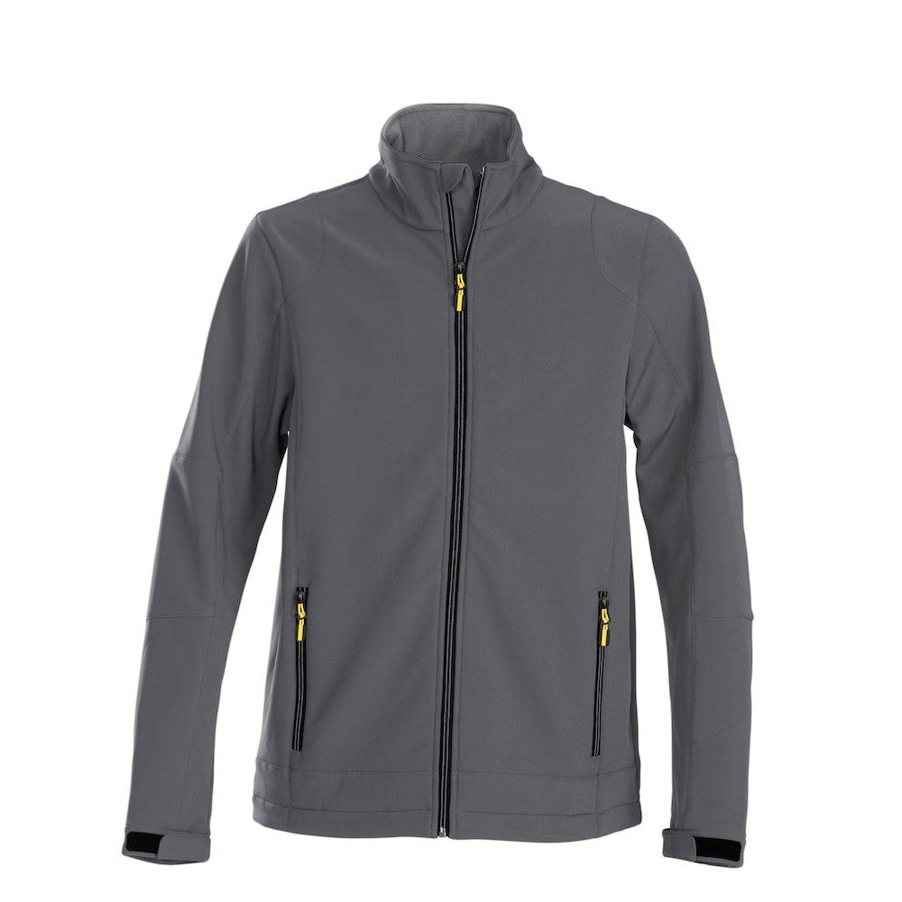 Steel Grey - Front - Printer Mens Trial Soft Shell Jacket