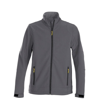 Steel Grey - Front - Printer Mens Trial Soft Shell Jacket
