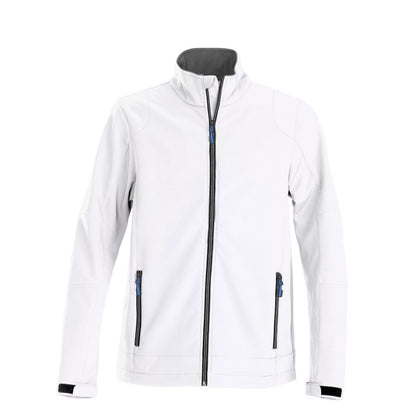 White - Front - Printer Mens Trial Soft Shell Jacket