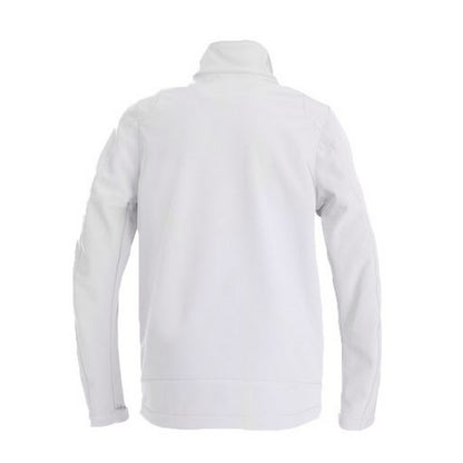 White - Back - Printer Mens Trial Soft Shell Jacket