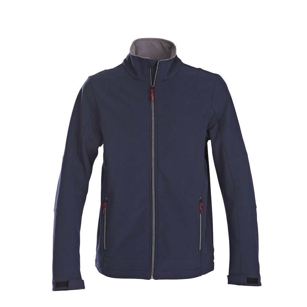 Navy - Front - Printer Mens Trial Soft Shell Jacket