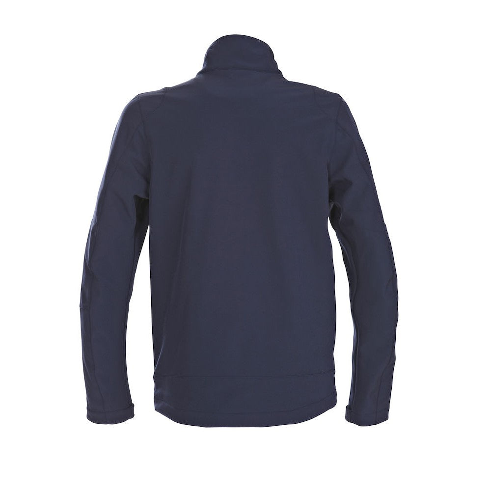Navy - Back - Printer Mens Trial Soft Shell Jacket