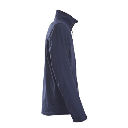 Navy - Side - Printer Mens Trial Soft Shell Jacket