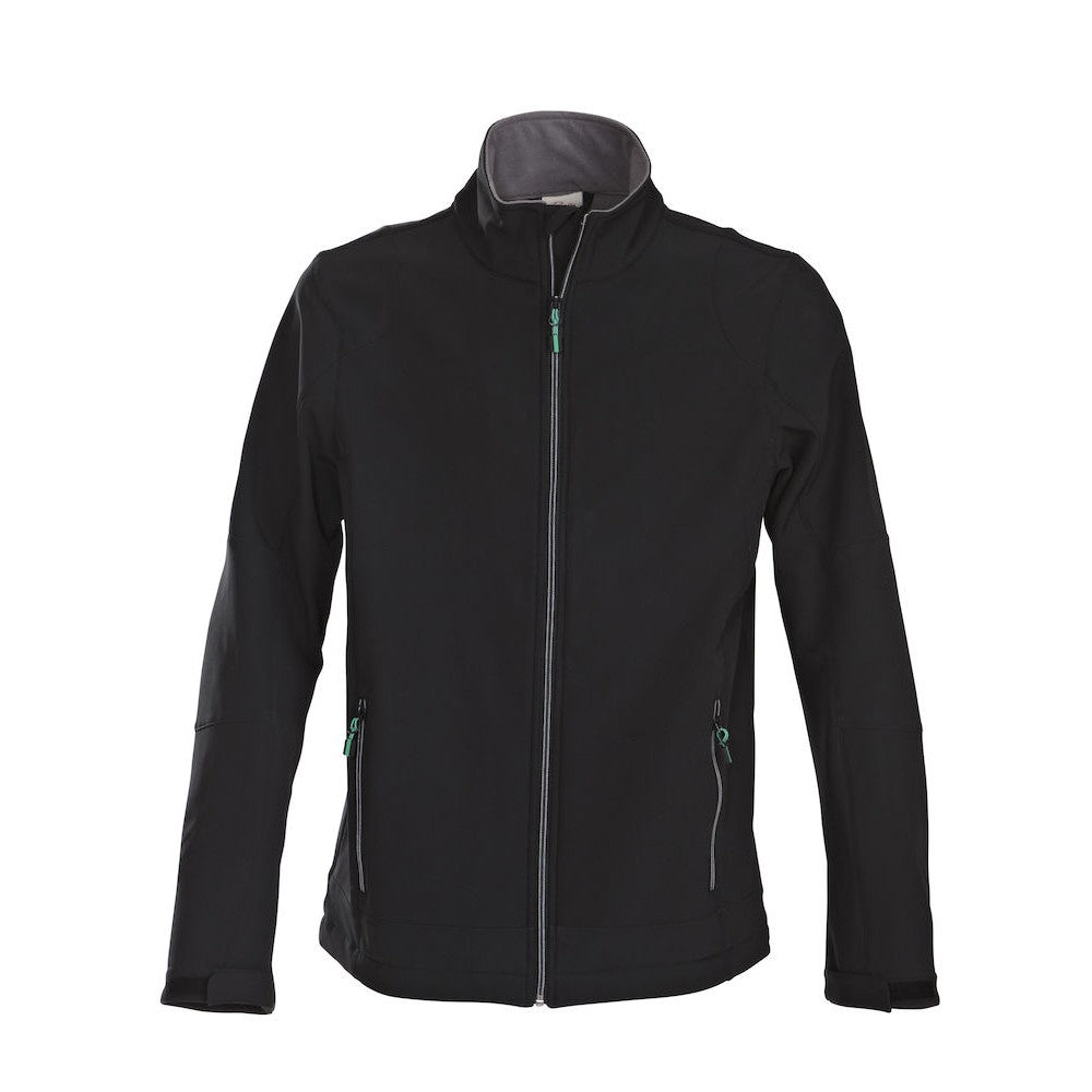 Black - Front - Printer Mens Trial Soft Shell Jacket