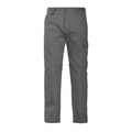 Stone - Front - Projob Mens Zip-Off Cargo Trousers