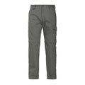 Stone - Front - Projob Mens Zip-Off Cargo Trousers