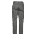 Stone - Back - Projob Mens Zip-Off Cargo Trousers