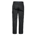 Black - Back - Projob Mens Zip-Off Cargo Trousers