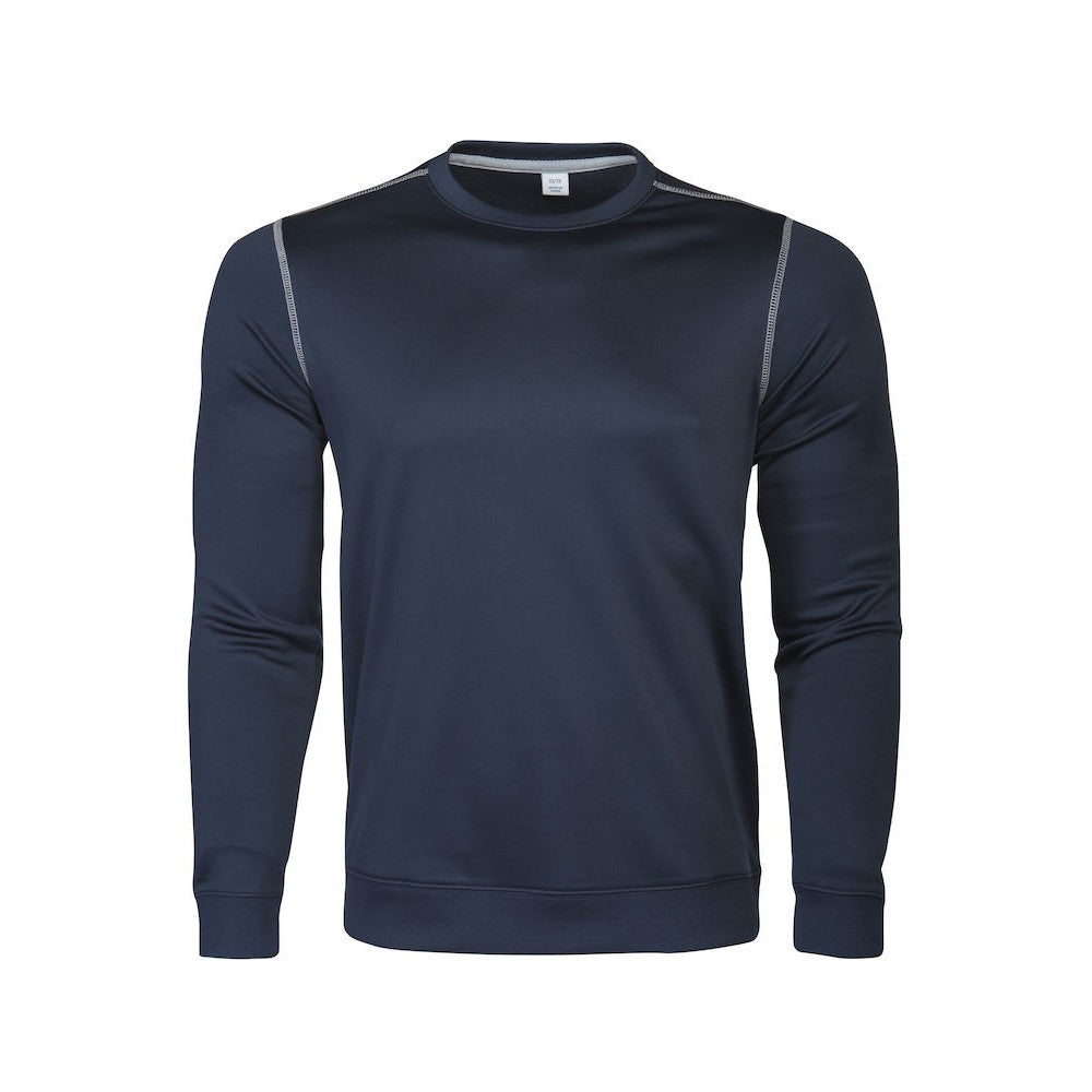 Navy - Front - Printer Mens Marathon Sweatshirt