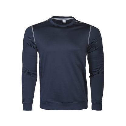 Navy - Front - Printer Mens Marathon Sweatshirt