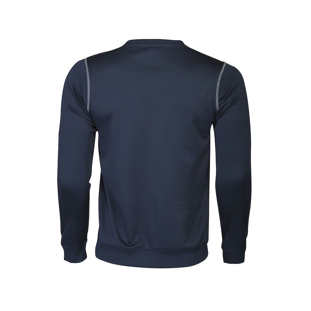 Navy - Back - Printer Mens Marathon Sweatshirt