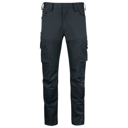 Black - Front - Projob Mens Stretch Cargo Trousers