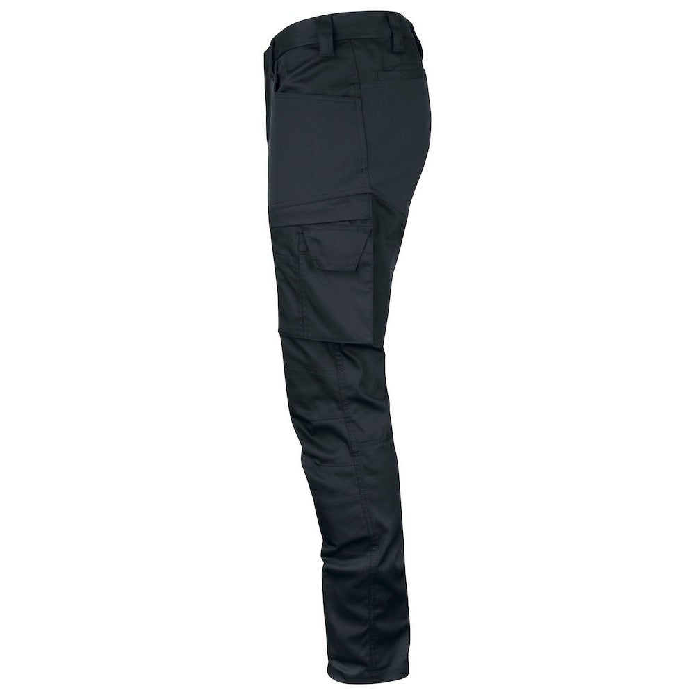 Black - Lifestyle - Projob Mens Stretch Cargo Trousers