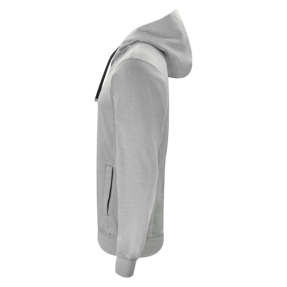Grey - Lifestyle - Clique Mens Classic Melange Full Zip Hoodie