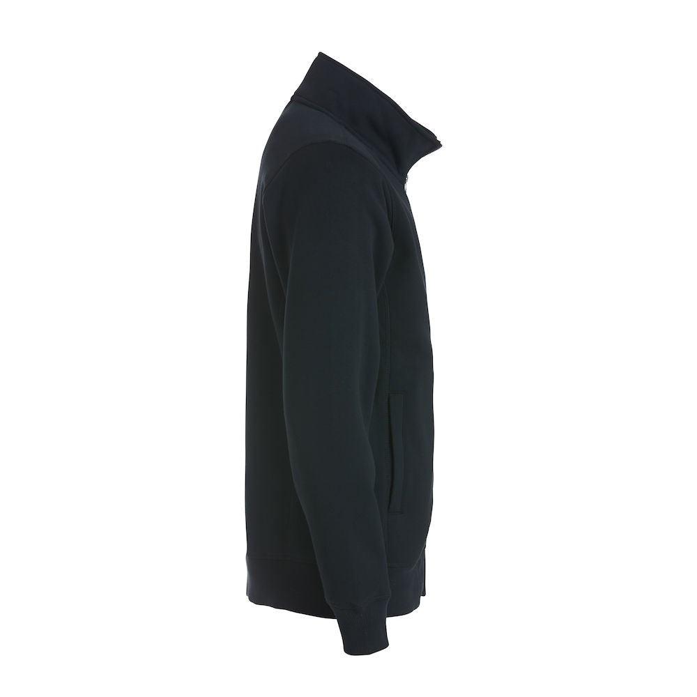 Black - Side - Clique Mens Classic Full Zip Cardigan