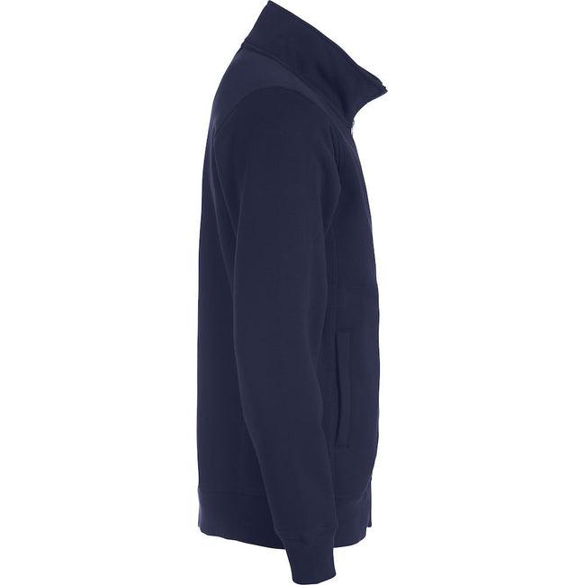 Dark Navy - Side - Clique Mens Classic Full Zip Cardigan