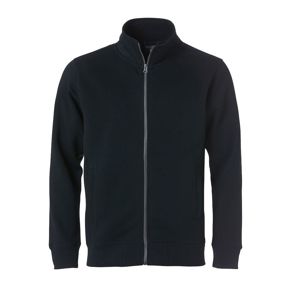 Black - Front - Clique Mens Classic Full Zip Cardigan