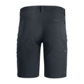 Black - Back - Clique Unisex Adult Bend Stretch Cargo Shorts