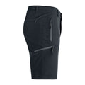 Black - Side - Clique Unisex Adult Bend Stretch Cargo Shorts