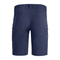 Dark Navy - Back - Clique Unisex Adult Bend Stretch Cargo Shorts
