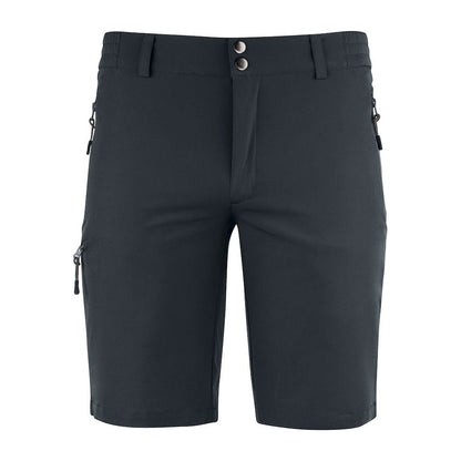 Black - Front - Clique Unisex Adult Bend Stretch Cargo Shorts