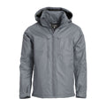 Grey - Front - Clique Mens Kingslake Waterproof Jacket