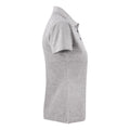 Grey - Side - Printer Womens-Ladies Surf Light Melange Polo Shirt