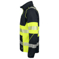 Yellow-Black - Lifestyle - Projob Mens High-Vis Soft Shell Jacket