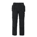 Black - Front - Projob Mens Reinforced Cargo Trousers