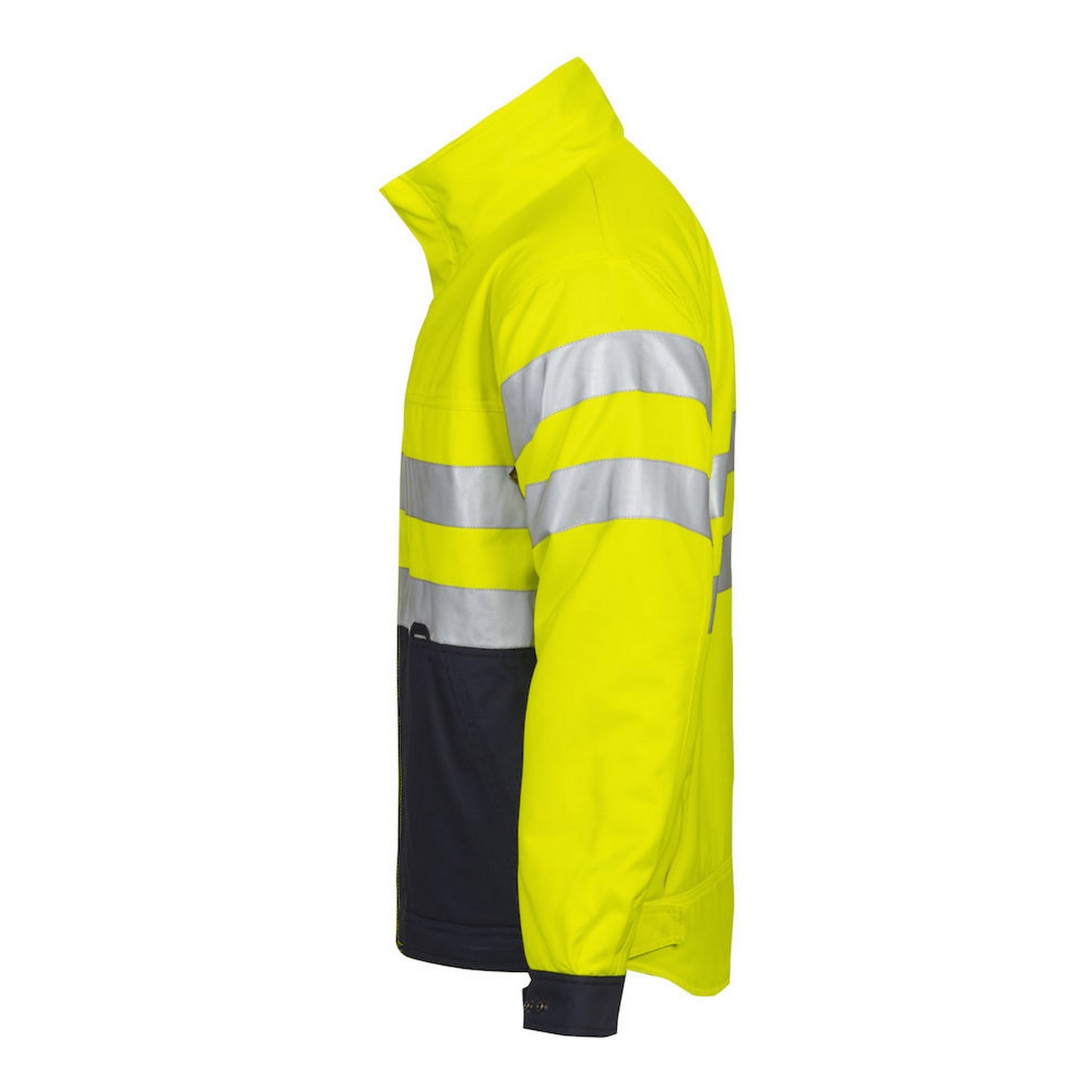 Yellow-Navy - Lifestyle - Projob Mens Reflective Jacket