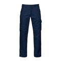 Navy - Front - Projob Mens Cargo Trousers