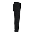 Black - Side - Projob Mens Cargo Trousers