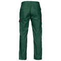 Forest Green - Back - Projob Mens Cargo Trousers