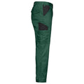 Forest Green - Side - Projob Mens Cargo Trousers