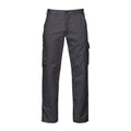 Grey - Front - Projob Mens Cargo Trousers