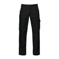 Black - Front - Projob Mens Cargo Trousers