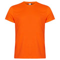 Visibility Orange - Front - Clique Mens Classic T-Shirt