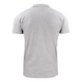 Grey Melange - Back - Printer Mens Surf Light RSX Melange Polo Shirt