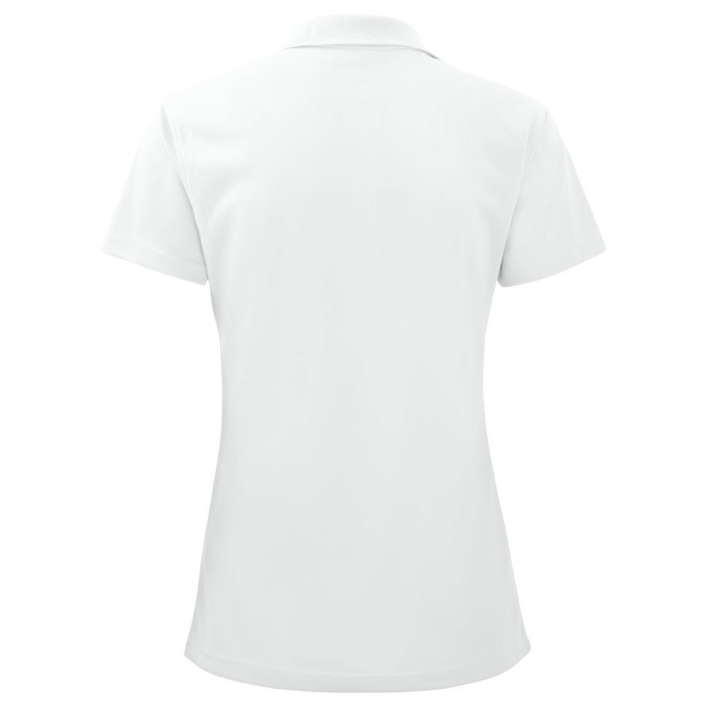 White - Back - Projob Womens-Ladies Pique Polo Shirt