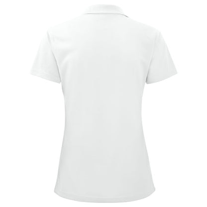 White - Back - Projob Womens-Ladies Pique Polo Shirt